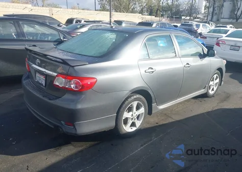 2011 Toyota Corolla S from USA, damaged, VIN 2T1BU4EE9BC635171